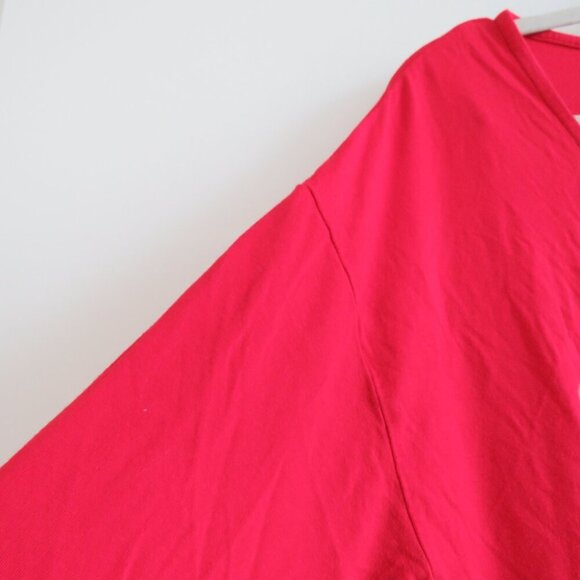 VINTAGE Y2K HARAJUKU LOVERS Red Stretch Logo Ruched Tunic Dress - Size L - Picture 7 of 14